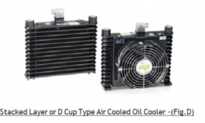 Stacked Layer or D Cup Type Air Cooled Oil Cooler