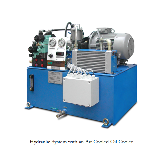  Hydraulic-System-with-an-Air-Cooled-Oil-Cooler.