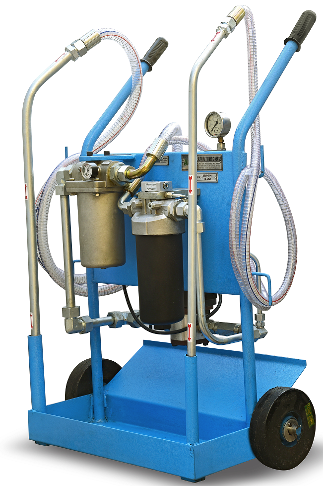 Single Stage Oil Filtration Trolley