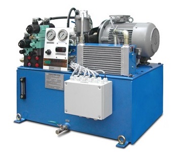 Hydraulic-System-with-an-Air-Cooled-Oil-Cooler