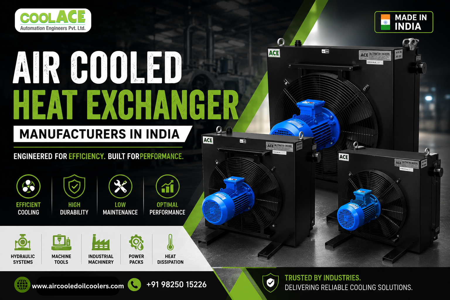 Air Cooled Heat Exchanger Manufacturers in India | Coolace Automation Engineers