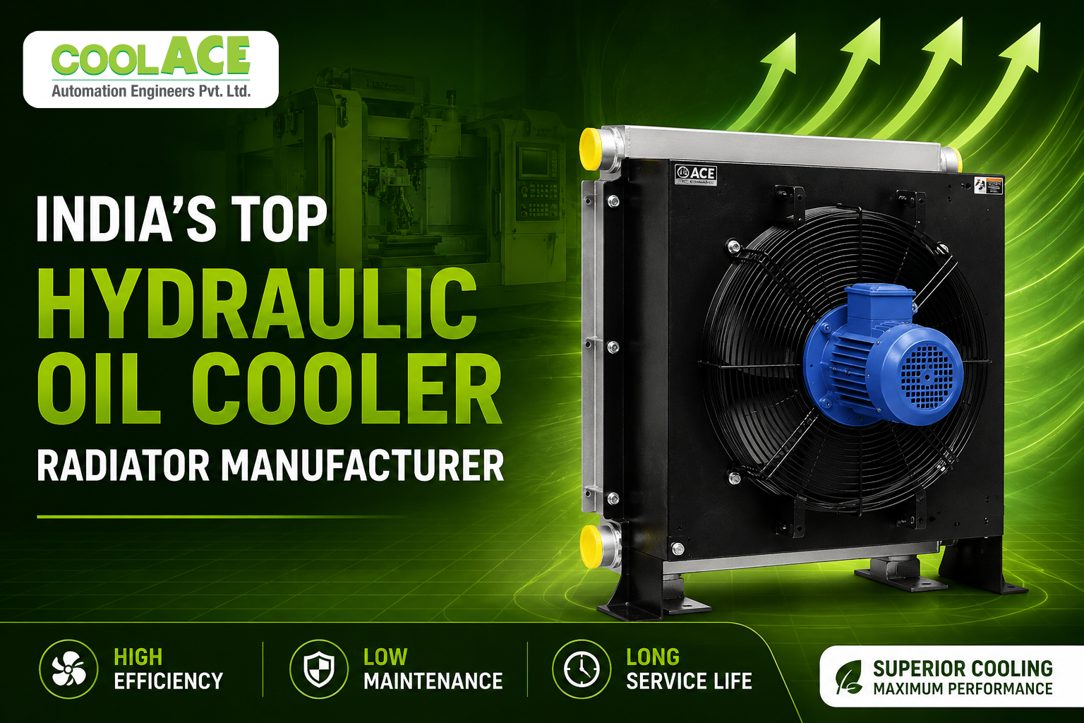 India’s Top Hydraulic Oil Cooler Radiator Manufacturer | Coolace Automation Engineers